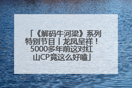 《解码牛河梁》系列特别节目丨龙凤呈祥！5000多年前这对红山CP竟这么好嗑