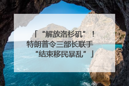 “解放洛杉矶”！特朗普令三部长联手“结束移民暴乱”