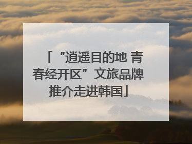 “逍遥目的地 青春经开区”文旅品牌推介走进韩国