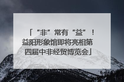 “非”常有“益”！益阳形象馆即将亮相第四届中非经贸博览会