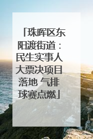 珠晖区东阳渡街道：民生实事人大票决项目落地 气排球赛点燃