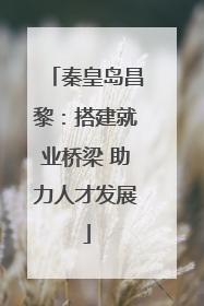 秦皇岛昌黎：搭建就业桥梁 助力人才发展