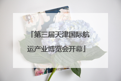 第三届天津国际航运产业博览会开幕