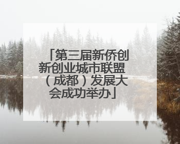 第三届新侨创新创业城市联盟（成都）发展大会成功举办