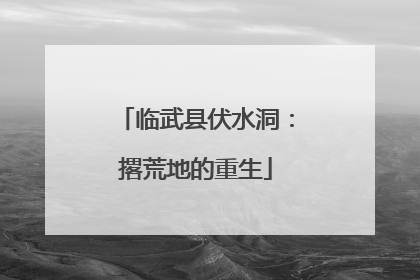 临武县伏水洞：撂荒地的重生