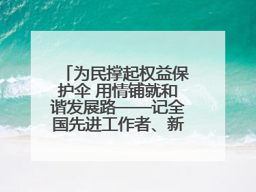 为民撑起权益保护伞 用情铺就和谐发展路——记全国先进工作者、新区项目建设中心干部卢小勇