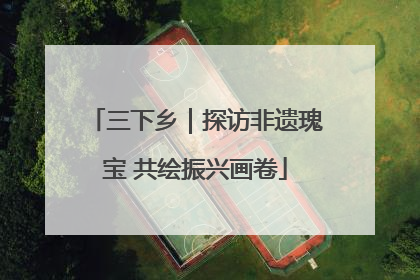 三下乡｜探访非遗瑰宝 共绘振兴画卷
