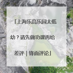 上海乐高乐园太低幼？请先做功课再给差评｜锋面评论
