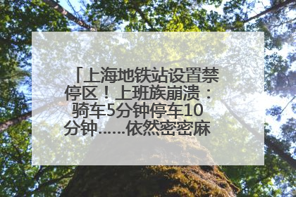 上海地铁站设置禁停区！上班族崩溃：骑车5分钟停车10分钟……依然密密麻麻无从下脚？