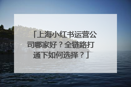上海小红书运营公司哪家好？全链路打通下如何选择？