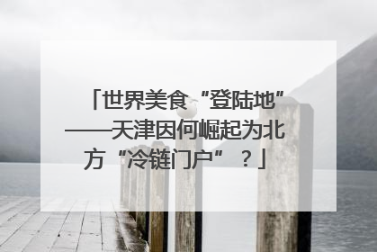 世界美食“登陆地”——天津因何崛起为北方“冷链门户”？