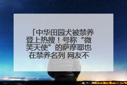 中华田园犬被禁养登上热搜！号称“微笑天使”的萨摩耶也在禁养名列 网友不解西安多部门回应