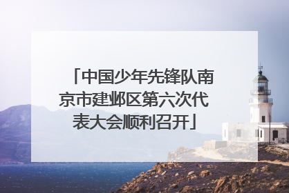中国少年先锋队南京市建邺区第六次代表大会顺利召开