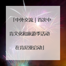 中外交流｜首次中肯文化和旅游季活动在肯尼亚启动