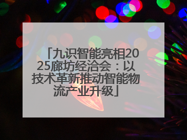 九识智能亮相2025廊坊经洽会：以技术革新推动智能物流产业升级