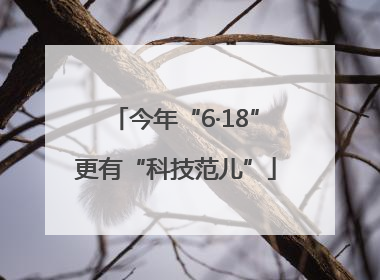 今年“6·18”更有“科技范儿”