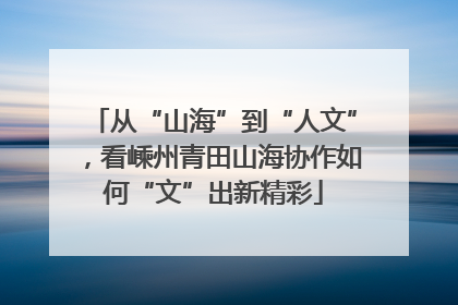 从“山海”到“人文”，看嵊州青田山海协作如何“文”出新精彩