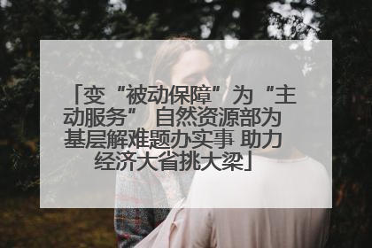 变“被动保障”为“主动服务” 自然资源部为基层解难题办实事 助力经济大省挑大梁