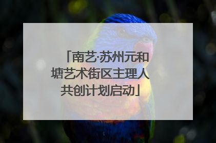 南艺·苏州元和塘艺术街区主理人共创计划启动