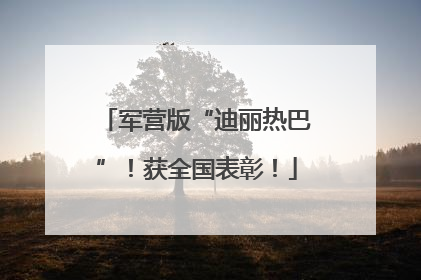 军营版“迪丽热巴”！获全国表彰！