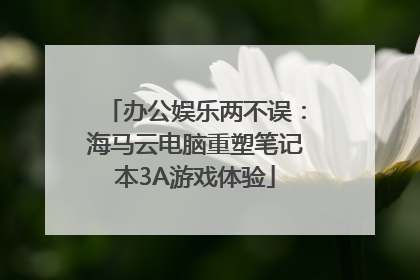 办公娱乐两不误：海马云电脑重塑笔记本3A游戏体验