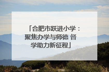 合肥市跃进小学：聚焦办学与师德 督学助力新征程
