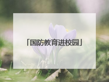 国防教育进校园