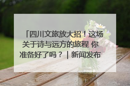 四川文旅放大招！这场关于诗与远方的旅程 你准备好了吗？｜新闻发布最前线·深一度