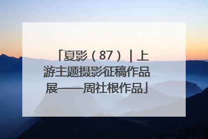 夏影（87）｜上游主题摄影征稿作品展——周社根作品