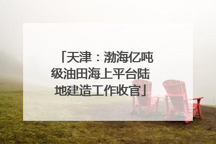 天津：渤海亿吨级油田海上平台陆地建造工作收官