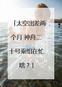 太空出差两个月 神舟二十号乘组在忙啥？