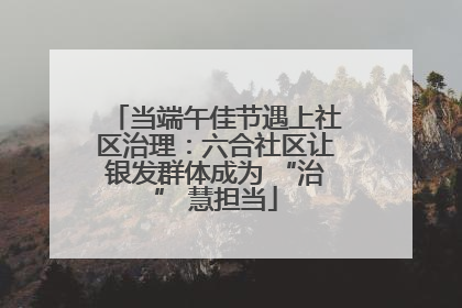 当端午佳节遇上社区治理：六合社区让银发群体成为 “治” 慧担当
