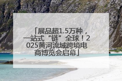 展品超1.5万种，一站式“链”全球！2025黄河流域跨境电商博览会启幕
