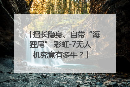 擅长隐身、自带“海狸尾” 彩虹-7无人机究竟有多牛？