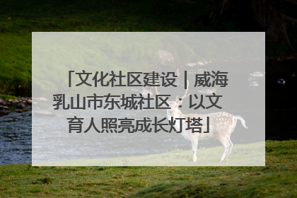 文化社区建设｜威海乳山市东城社区：以文育人照亮成长灯塔
