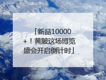 新品10000+！黄陂这场博览盛会开启倒计时