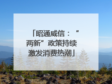 昭通威信：“两新”政策持续激发消费热潮
