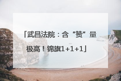 武昌法院：含“赞”量极高！锦旗1+1+1