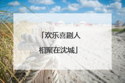 欢乐喜剧人 相聚在沈城