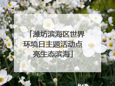 潍坊滨海区世界环境日主题活动点亮生态滨海