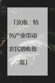 汝南：特色产业带动农民增收致富
