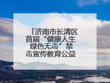济南市长清区首届“健康人生 绿色无毒”禁毒宣传教育公益作品展开展