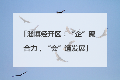 淄博经开区：“企”聚合力，“会”通发展