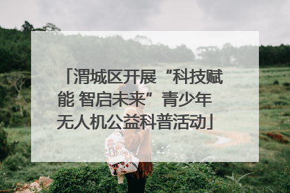 渭城区开展“科技赋能 智启未来”青少年无人机公益科普活动
