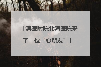 滨医附院北海医院来了一位“心朋友”