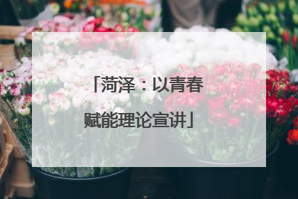 菏泽：以青春赋能理论宣讲