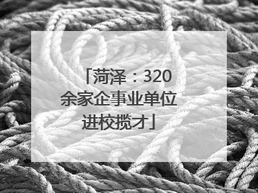 菏泽：320余家企事业单位进校揽才