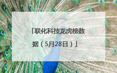 联化科技龙虎榜数据（5月28日）