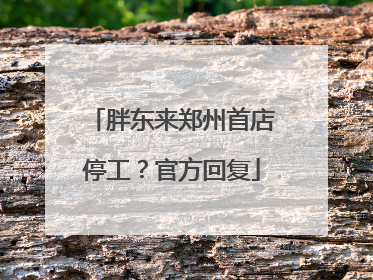 胖东来郑州首店停工？官方回复