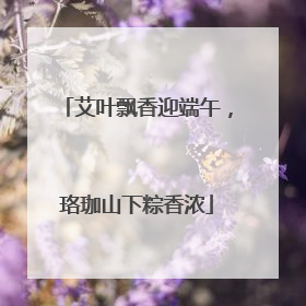 艾叶飘香迎端午，珞珈山下粽香浓
